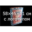Клапанный бумажный мешок с объемным дном "Портландцемент М 500" (58х45х11 см)