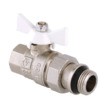 Кран шаровой с полусгоном BASE VT.227.NRW рис.0