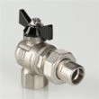 Кран шаровой угловой с полусгоном PERFECT VT.328.N рис.1