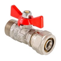 Кран шаровой с обжимным соединением VT.341.N