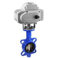 Дисковый поворотный затвор КПР-Б7 с электроприводом ЭПР7У