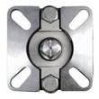 Кран шаровой трехходовой КПР-Т3-L (L-тип) с ручным приводом (Краны ISO5211 трехходовые ручные) рис.1