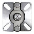Кран шаровой трехходовой КПР-Т3-Т (T-тип) с ручным приводом (Краны ISO5211 трехходовые ручные) рис.1