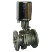 Кран шаровой регулирующий фланцевый с электроприводом, для пара AR-GH100-5