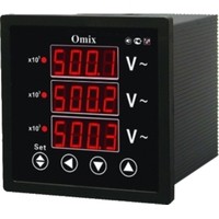 Вольтметр трехфазный щитовой Omix V3-3