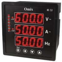 Мультиметр однофазный щитовой с 3 релейными выходами Omix P99-M3-1-3K
