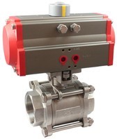 Краны ISO5211 с пневмоприводом